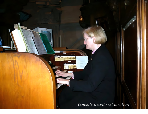 Console avant restauration