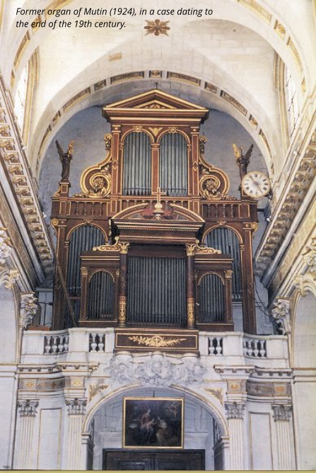 Former organ of Mutin (1924), in a case dating to the end of the 19th century.